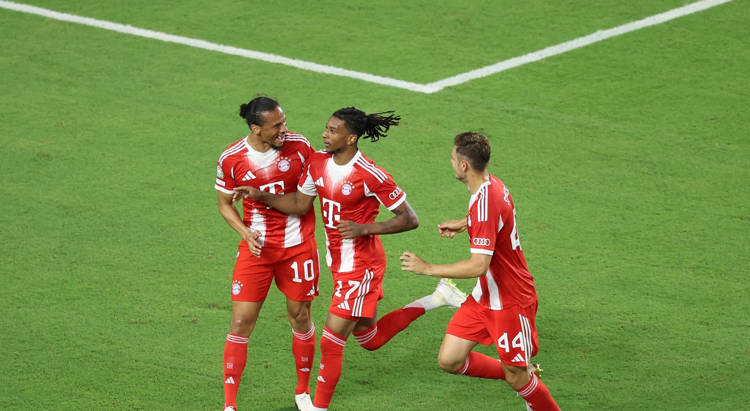 Michael Olise celebrates