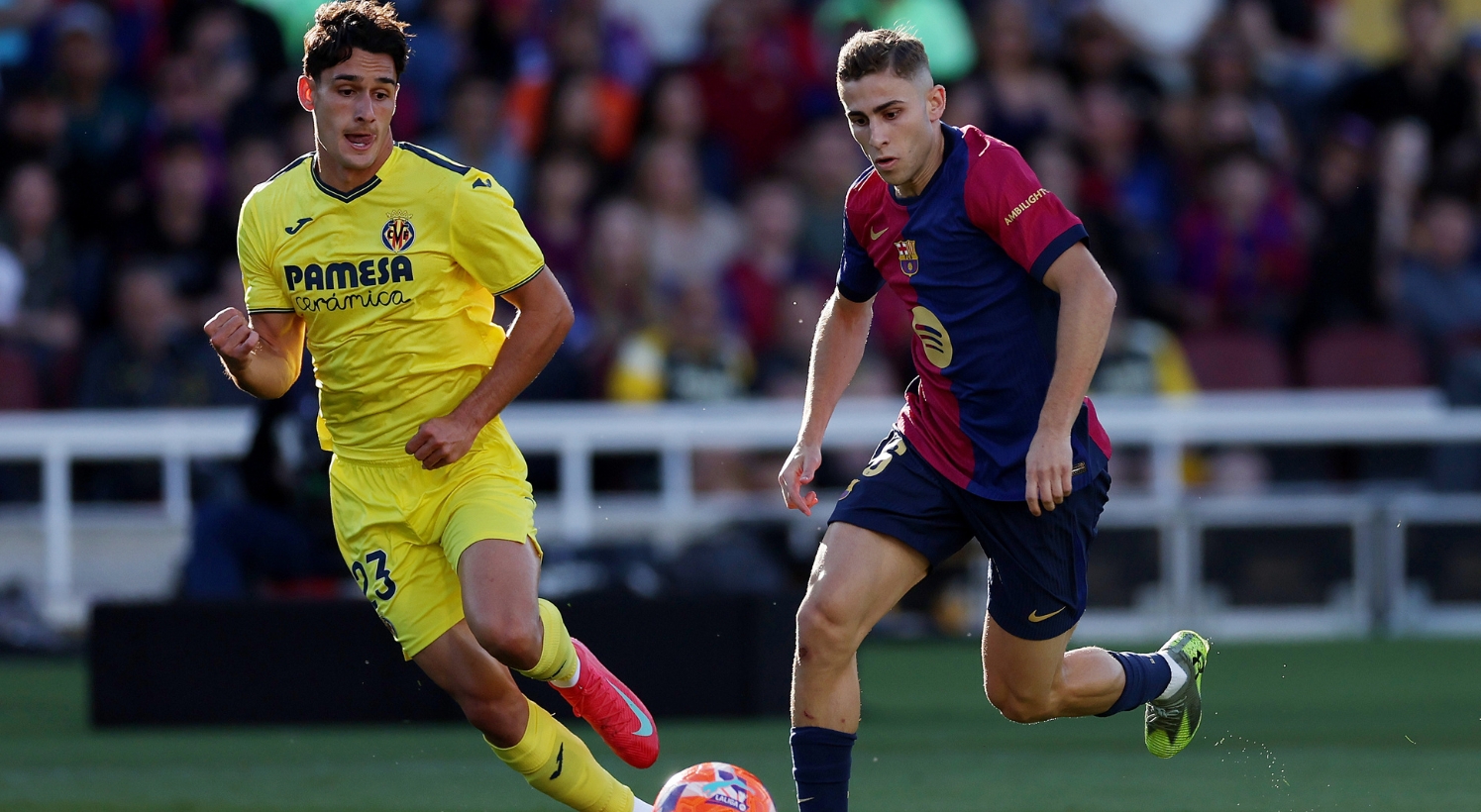 Fermin Lopez in action for Barcelona