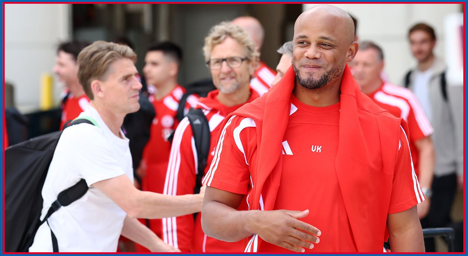Vincent Kompany ahead of the match