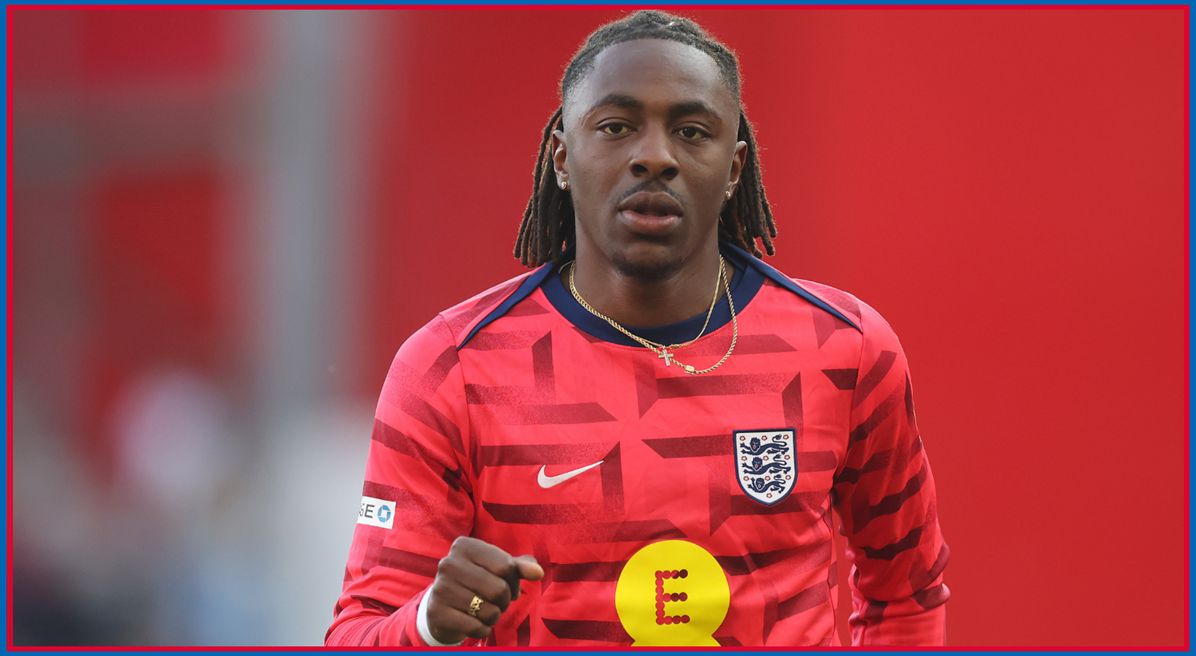 Eberechi Eze playing for England