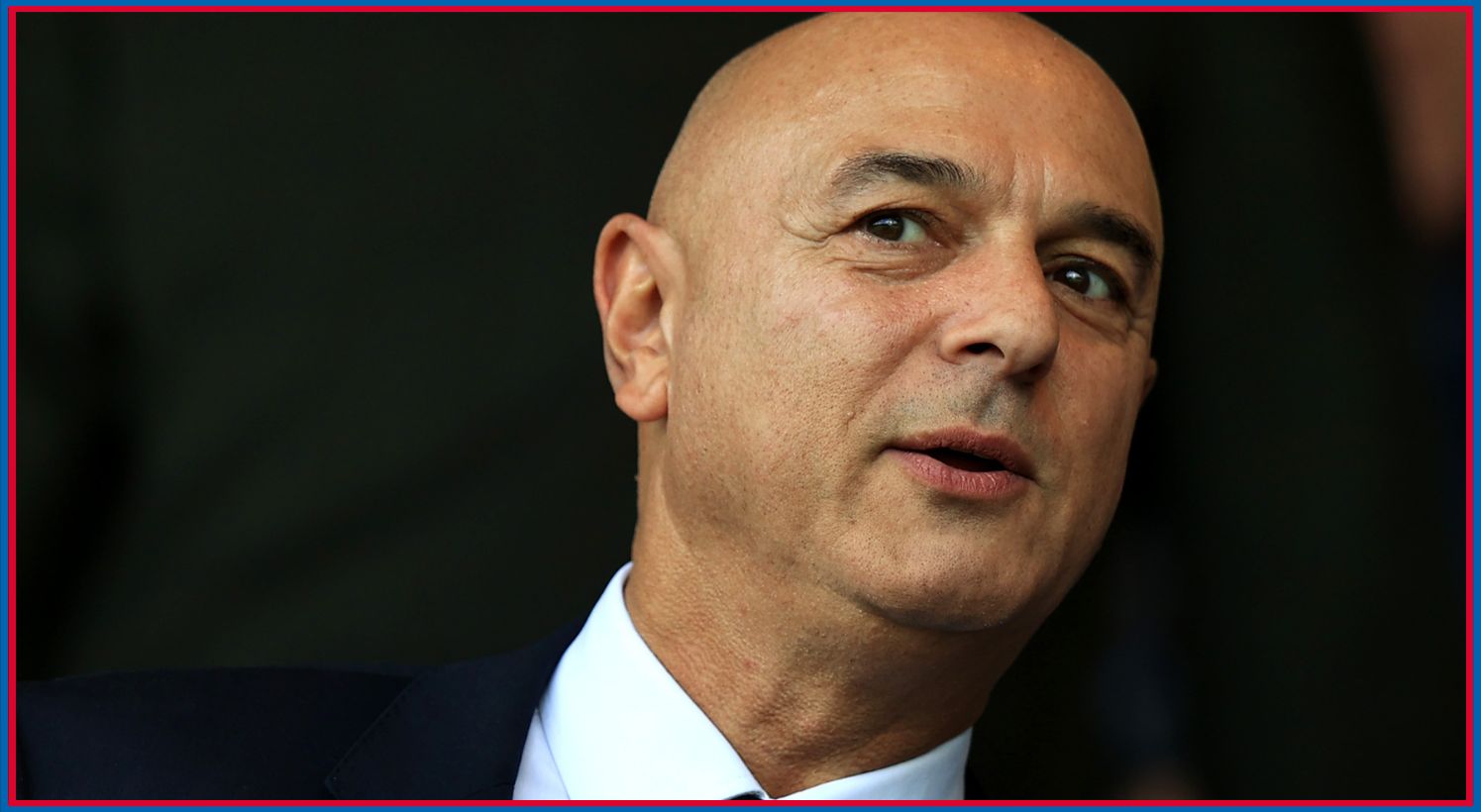Daniel Levy looks on during Tottenham v Norwich