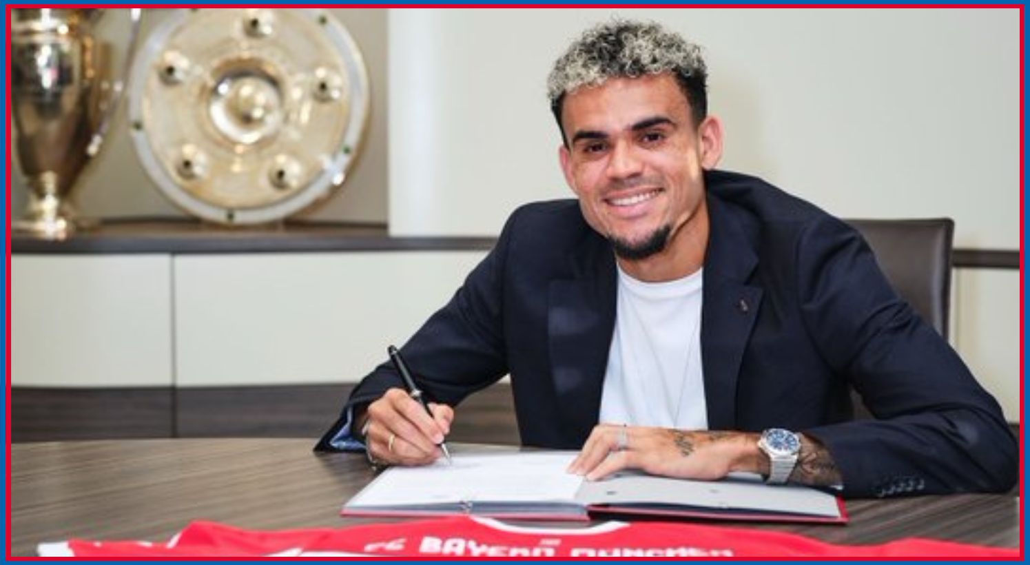 Luis Diaz signing Bayern Munich contract