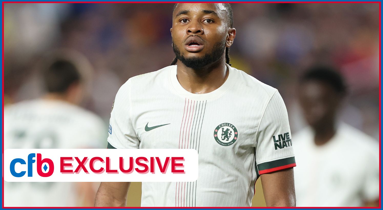 Christopher Nkunku in acton for Chelsea during Club World Cupi