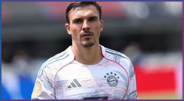 Joao Palhinha playing for Bayern Munich