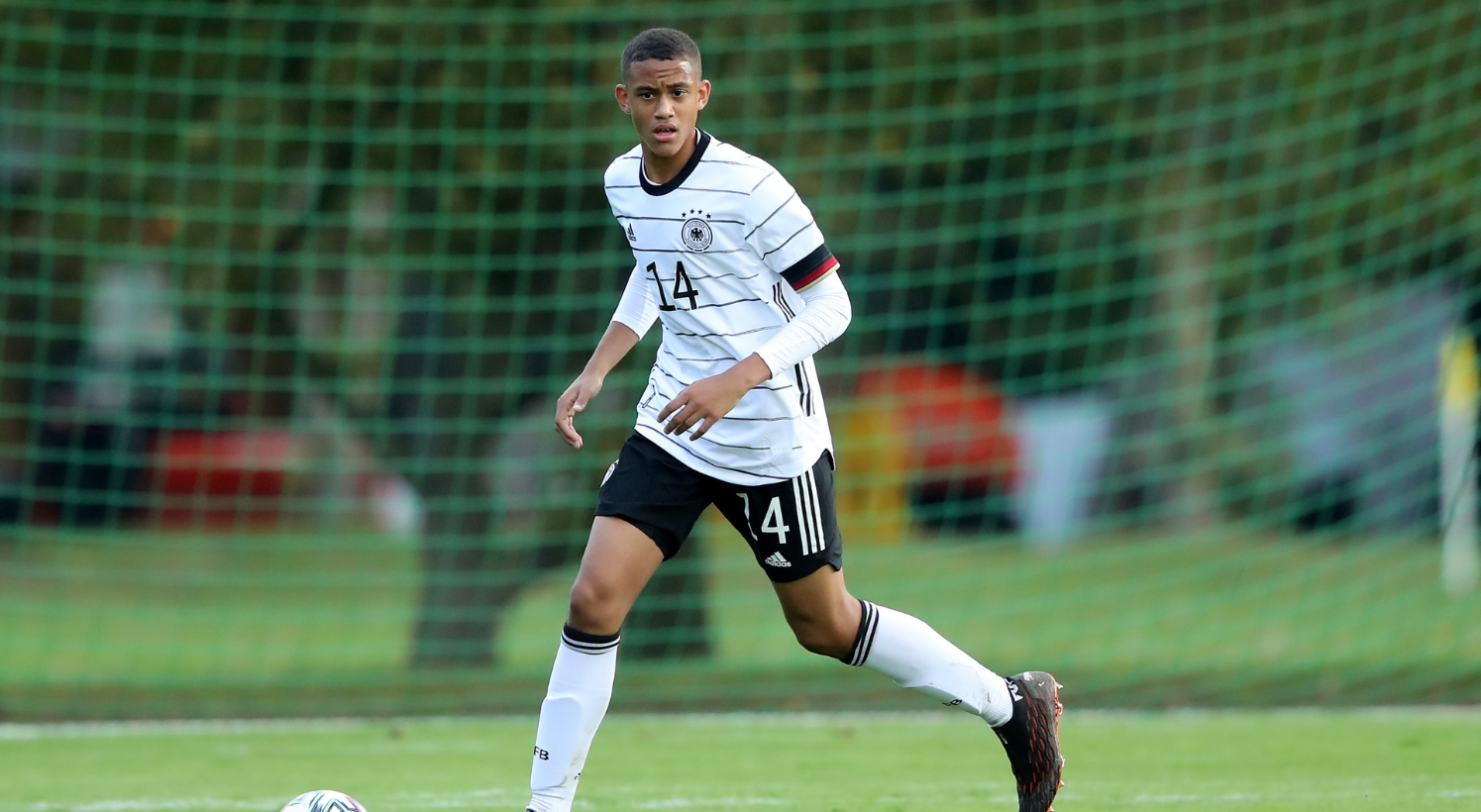 Tarek Buchmann playing for Germany under 16 team