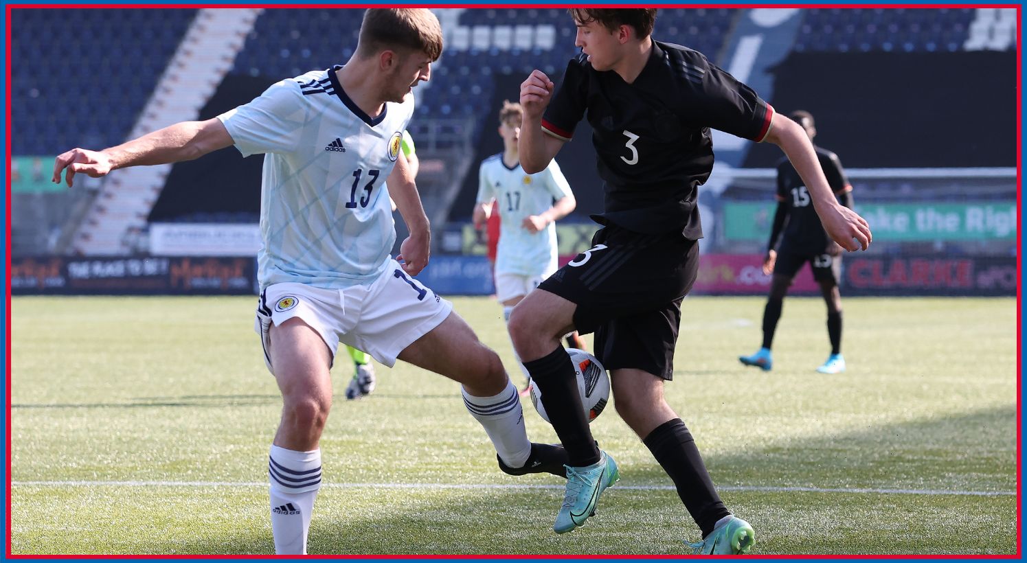 Tarek Buchmann during the U16 international friendly
