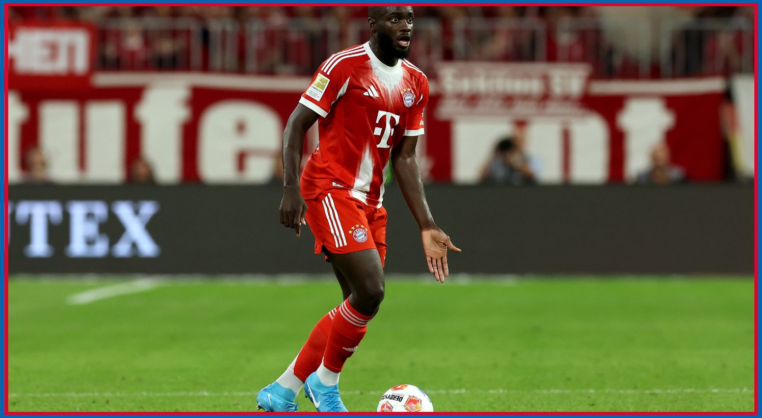 Dayot Upamecano in action against RB Leipzig