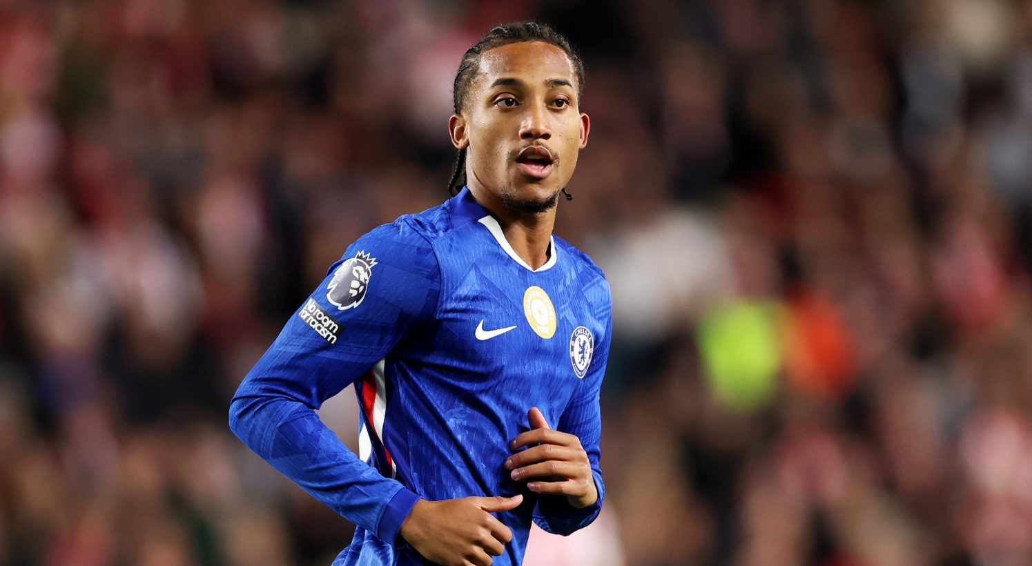 Joao Pedro in action vs Brentford