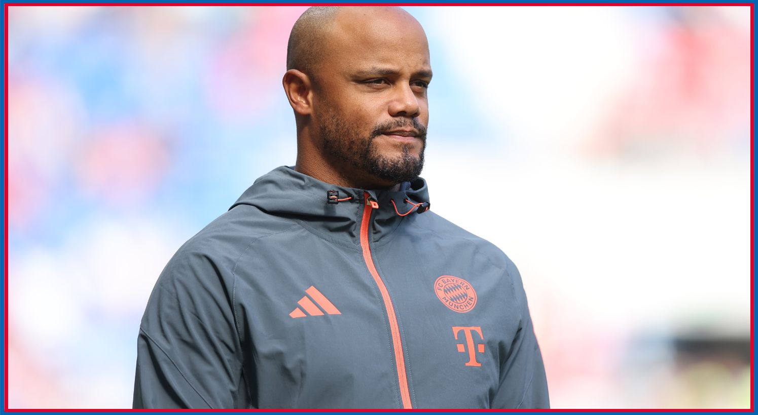 Vincent Kompany watches Hoffenheim vs Bayern Munich