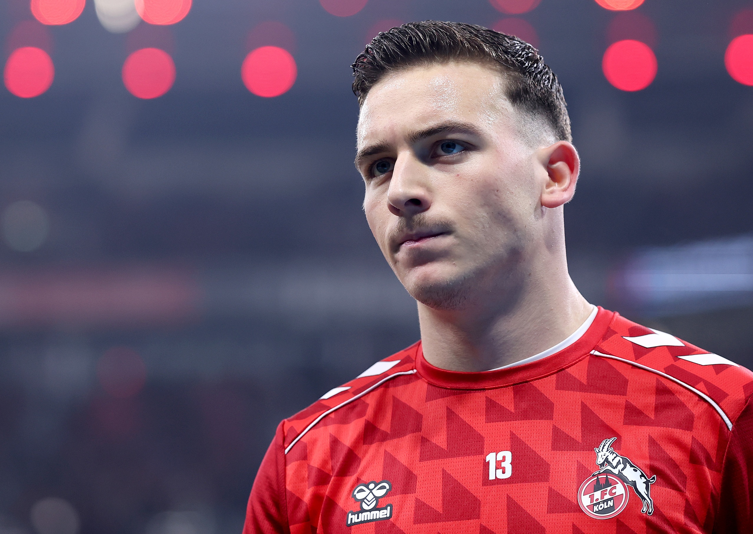 Said El Mala looks on during FC Koln game.