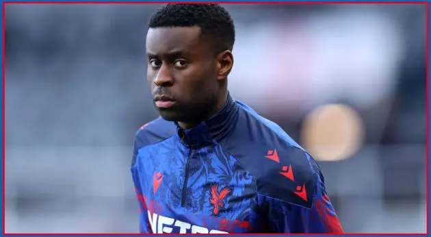 Marc Guehi trains for Crystal Palace