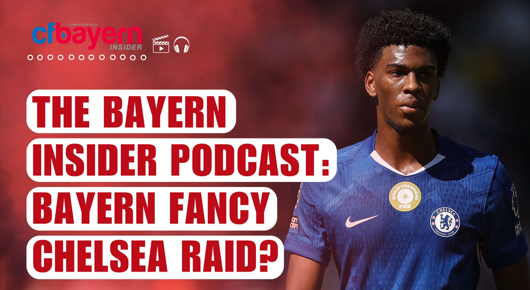 Josh Acheampong looks on during Chelsea game.