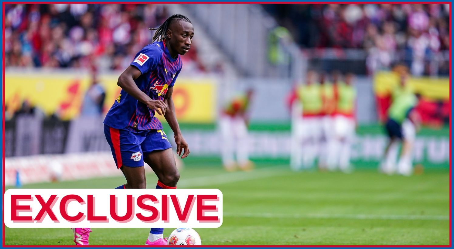 Yan Diomande plays for RB Leipzig