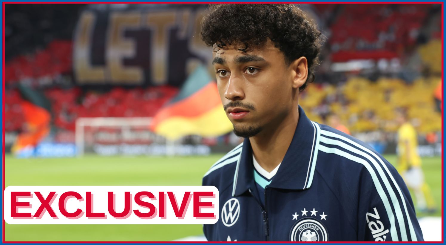 Nathaniel Brown playing for Germany
