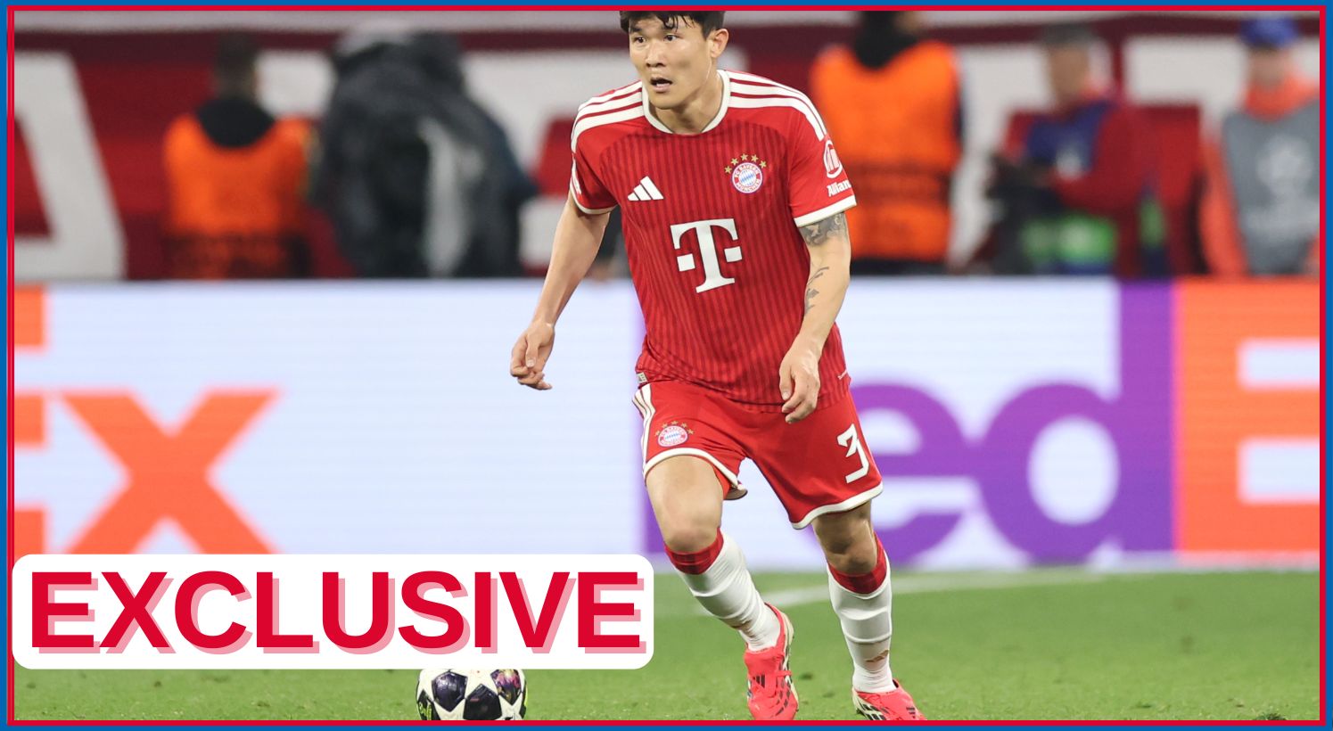 Kim Min-jae playing for Bayern Munich