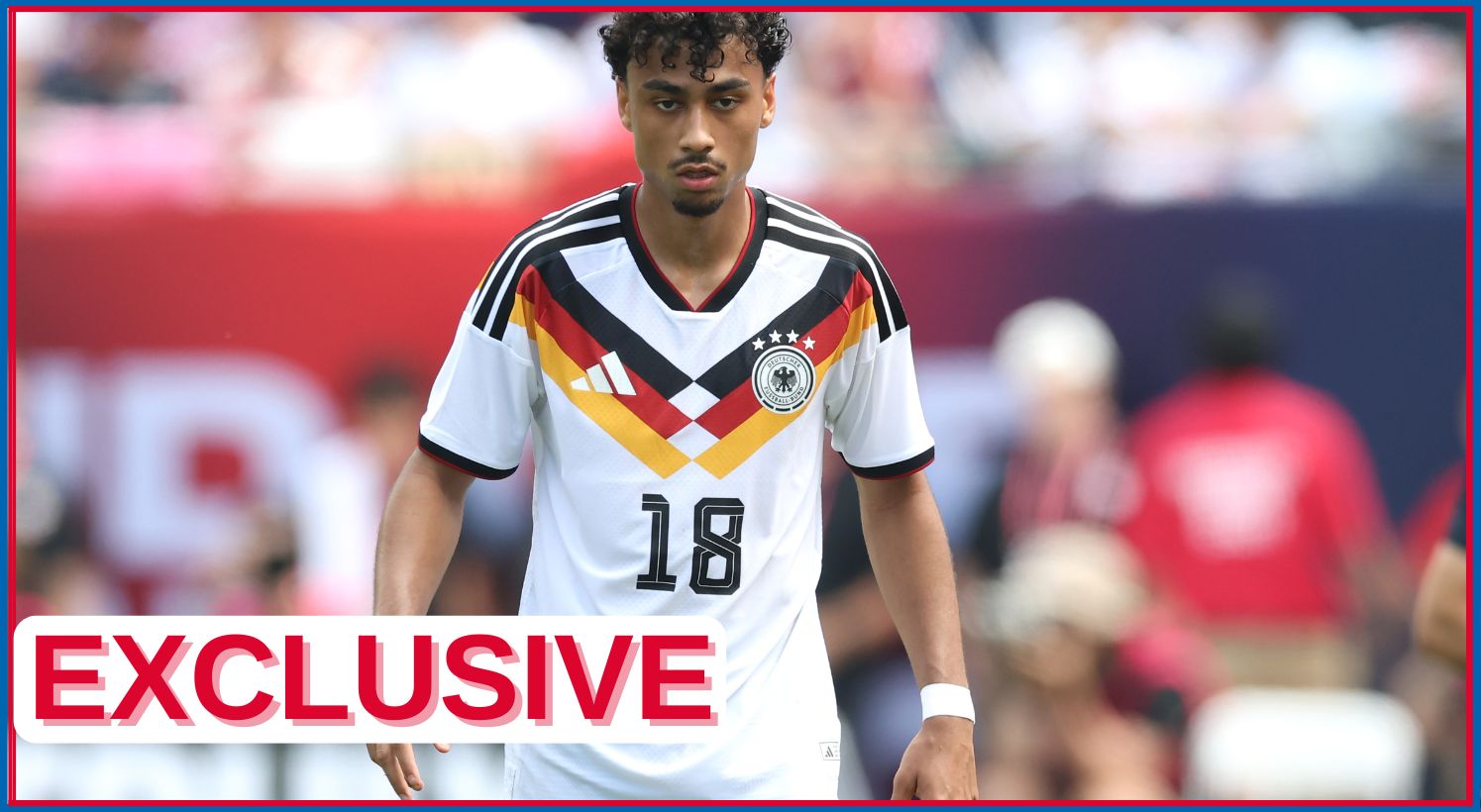 Nathaniel Brown playing for Germany
