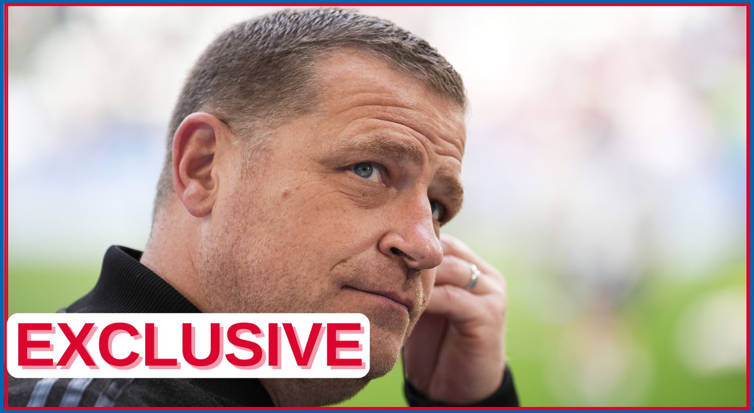 Max Eberl watches Bayern Munich game