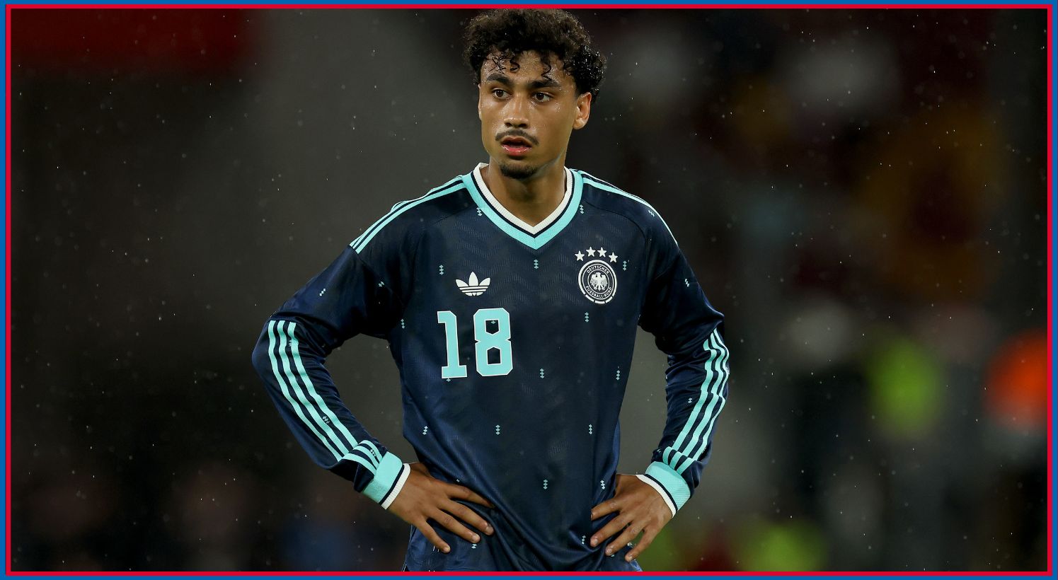 Nathaniel Brown in action for Germany