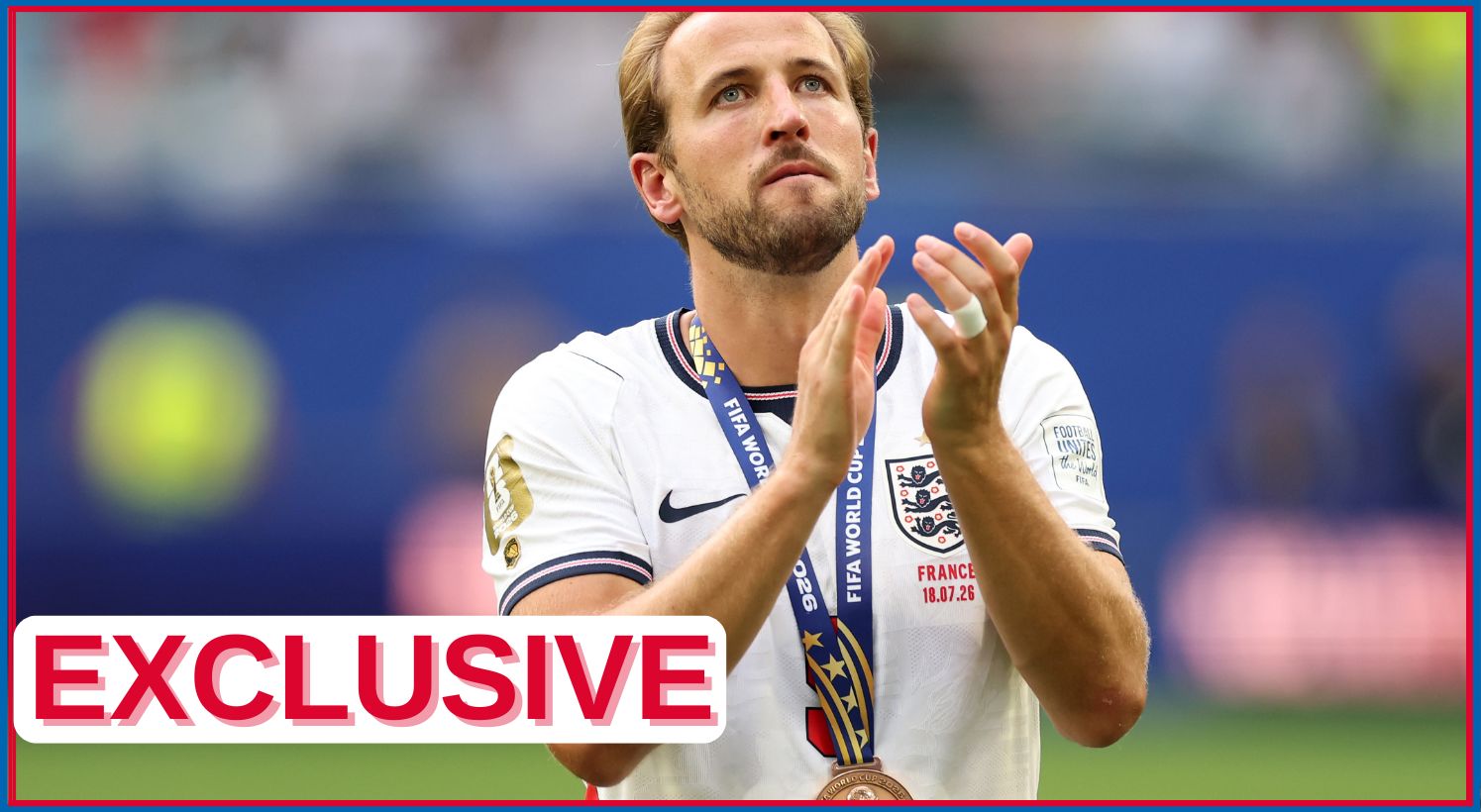 Harry Kane applauds England fans