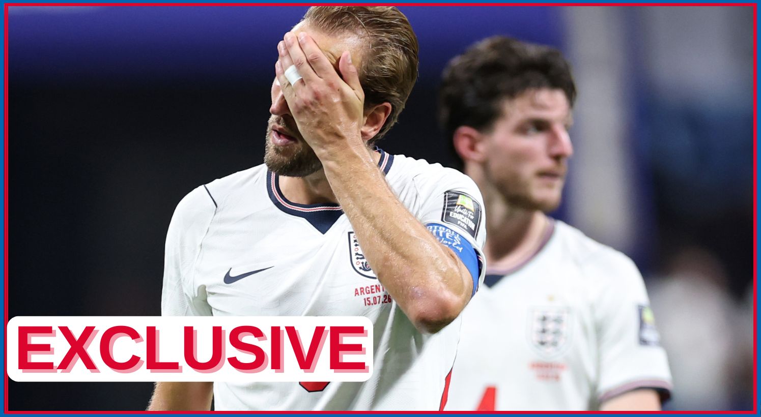 Harry Kane playing for England