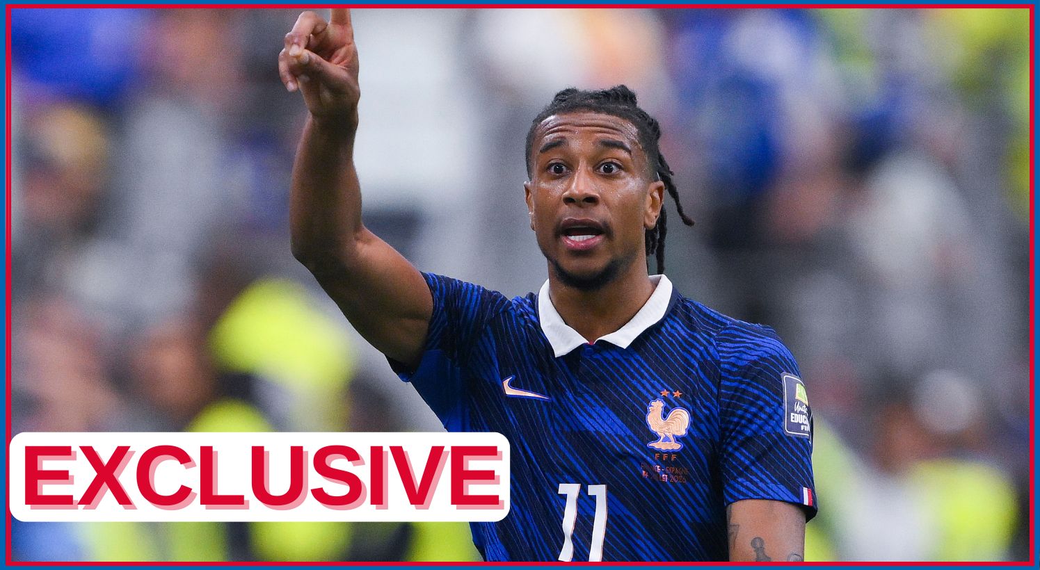 Michael Olise playing for France