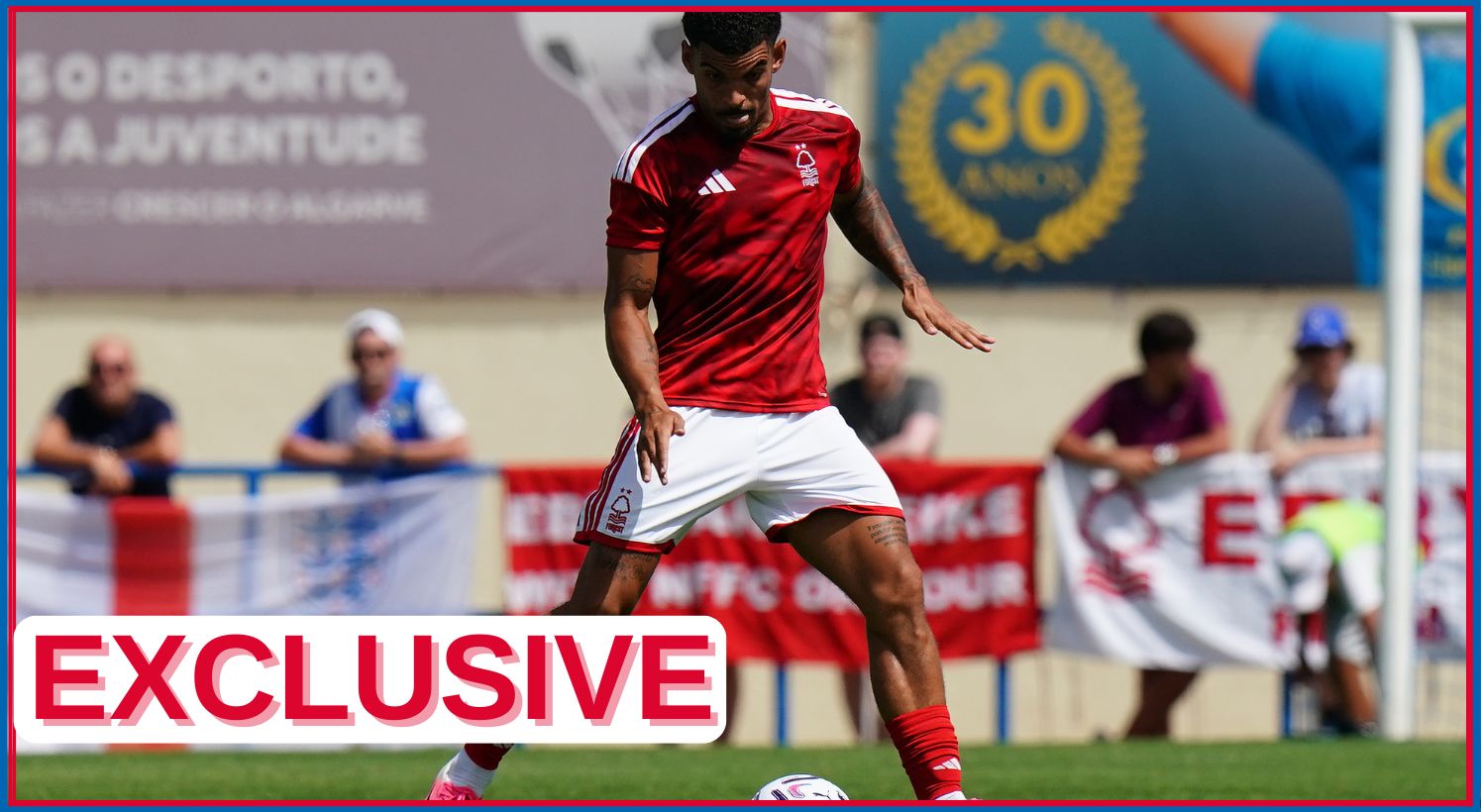 Morgan Gibbs-White in action for Nottingham Forest