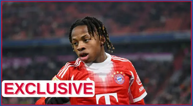 Wisdom Mike playing for Bayern Munich