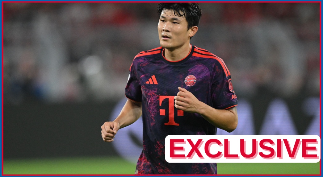 Min-jae Kim in action for Bayern Munich